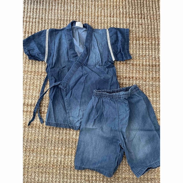 BREEZE(ブリーズ)のBREEZE デニム　甚平 キッズ/ベビー/マタニティのキッズ服男の子用(90cm~)(甚平/浴衣)の商品写真