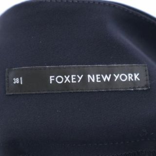 フォクシー FOXEY ネイビー スカート 38 日本製 春秋