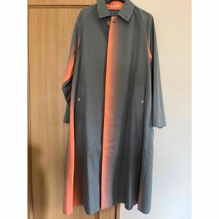 WASHED FINX GRADATION DYE LONG COAT 20ss