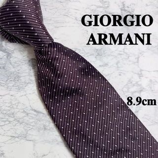 ジョルジオアルマーニ(Giorgio Armani)のGIORGIO ARMANI◆ブランドネクタイ　ストライプ　ドット柄(ネクタイ)
