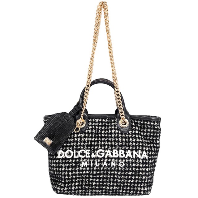 DOLCE\u0026GABBANA ドルチェ\u0026ガッバーナ　キャンバス　ハンドバッグ