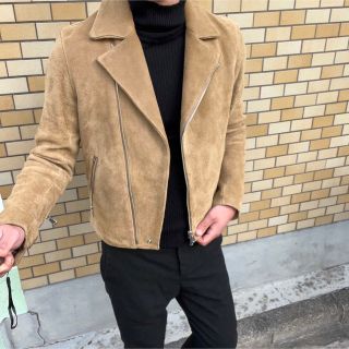 ユナイテッドアローズグリーンレーベルリラクシング(UNITED ARROWS green label relaxing)のユナイテッドアローズ　スウェードライダース(ライダースジャケット)