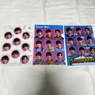 スノーマン(Snow Man)のSnowMan ミニクリアファイル(アイドルグッズ)