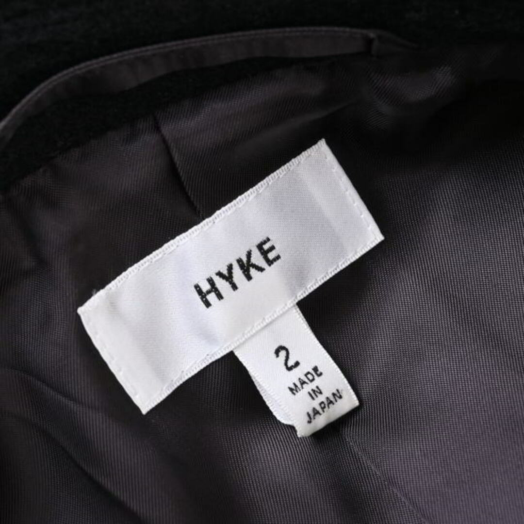 HYKE ウール ピーコート