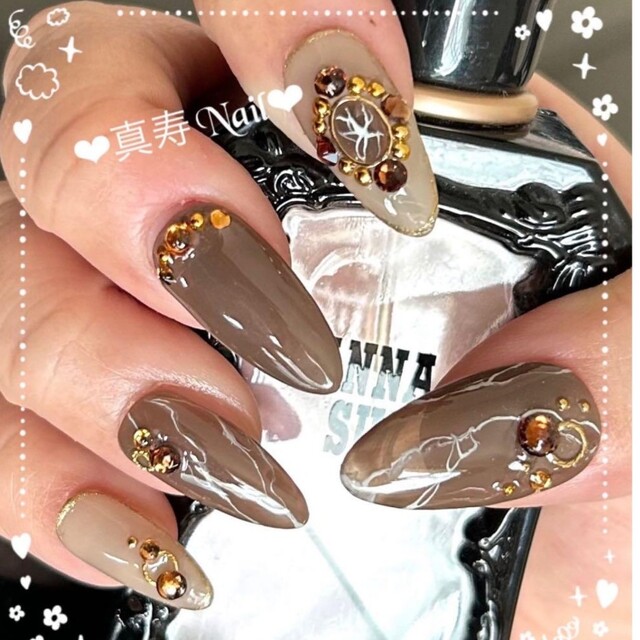 直営 店 通販 ♡ジェルネイルチップNo.863♡オーダー受付中♡ つけ