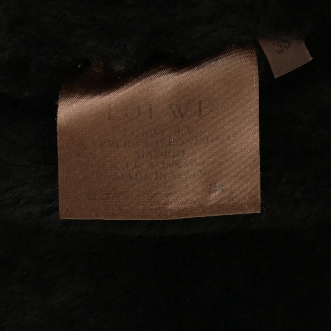 LOEWE(ロエベ)のLOEWE ロエベ ムートン ジャケット ブラック レディース 38 レディースのジャケット/アウター(ムートンコート)の商品写真