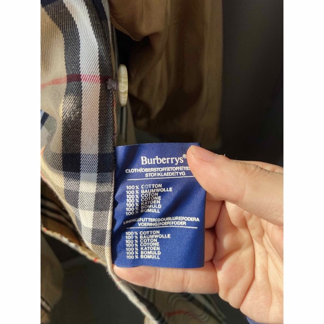 Burberry バーバリー トレンチコート トレンチ21 一枚袖 玉虫色 商品の