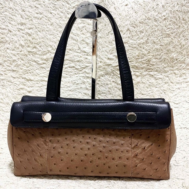 ✨美品 本革オーストリッチ✨トートバッグ-bydowpharmacy.com