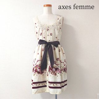 axes femme - アクシーズファムkawaiiストロベリージャンパースカート