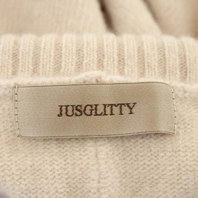 JUSGLITTY(ジャスグリッティー)のジャスグリッティー 21AW ロングプルオーバー ニット セーター 長袖 2 レディースのレディース その他(その他)の商品写真