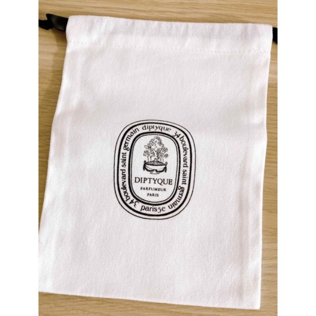 diptyque(ディプティック)のdiptyque ディプティック 巾着　  14cm×19cm   未使用 レディースのバッグ(ショップ袋)の商品写真