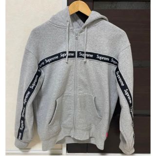 シュプリーム(Supreme)のSupreme Text Stripe Zip Up Hooded(パーカー)