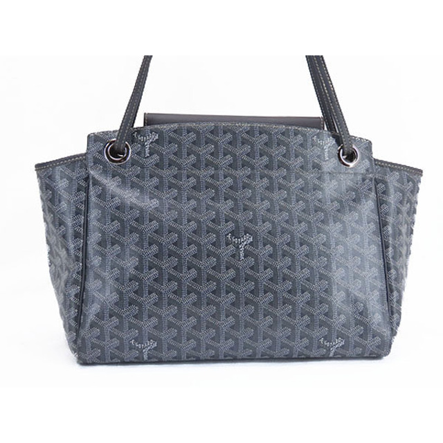 GOYARD(ゴヤール)の美品 ゴヤール ルエット ハンドバッグ トートバッグ 斜め掛け ショルダーバッグ GRIS グレー PVC レザー  レディースのバッグ(ハンドバッグ)の商品写真