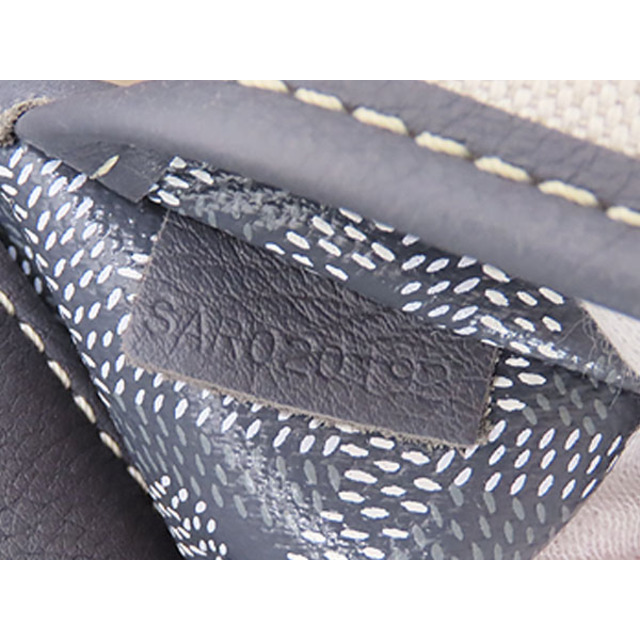 GOYARD(ゴヤール)の美品 ゴヤール ルエット ハンドバッグ トートバッグ 斜め掛け ショルダーバッグ GRIS グレー PVC レザー  レディースのバッグ(ハンドバッグ)の商品写真