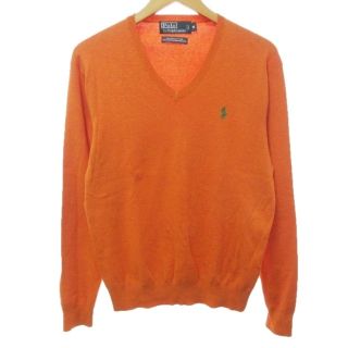 ポロラルフローレン(POLO RALPH LAUREN)のポロ バイ ラルフローレン 美品 ニット セーター Vネック コットン M(ニット/セーター)