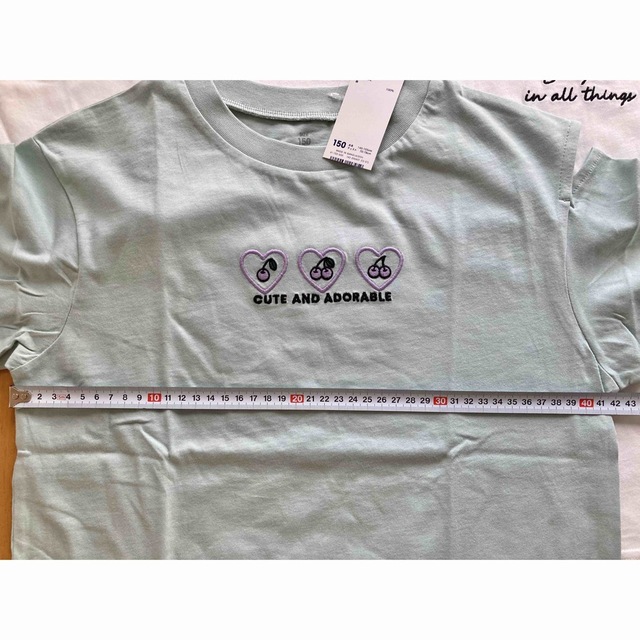 GU - 新品 150 GU Tシャツ2枚セット ホワイトグリーンの通販 by kikipu-'s shop|ジーユーならラクマ