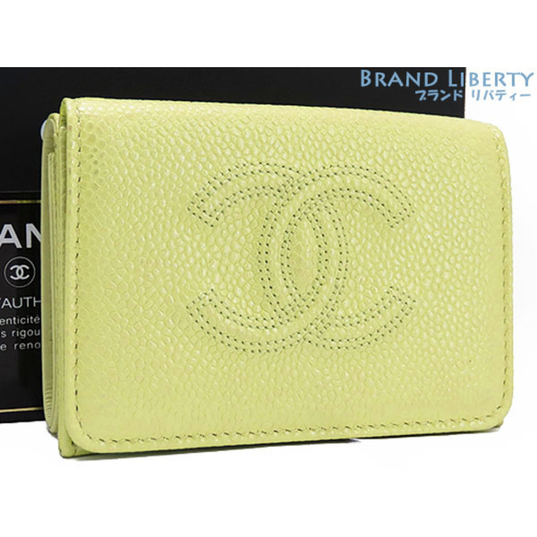 CHANEL - レア新古品 シャネル ココマーク キャビアスキン スモール