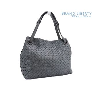 ボッテガヴェネタ(Bottega Veneta)の美品 ボッテガ ヴェネタ イントレチャート スモール ガルダバッグ ショルダートートバッグ ハンドバック 405071 590734(ハンドバッグ)