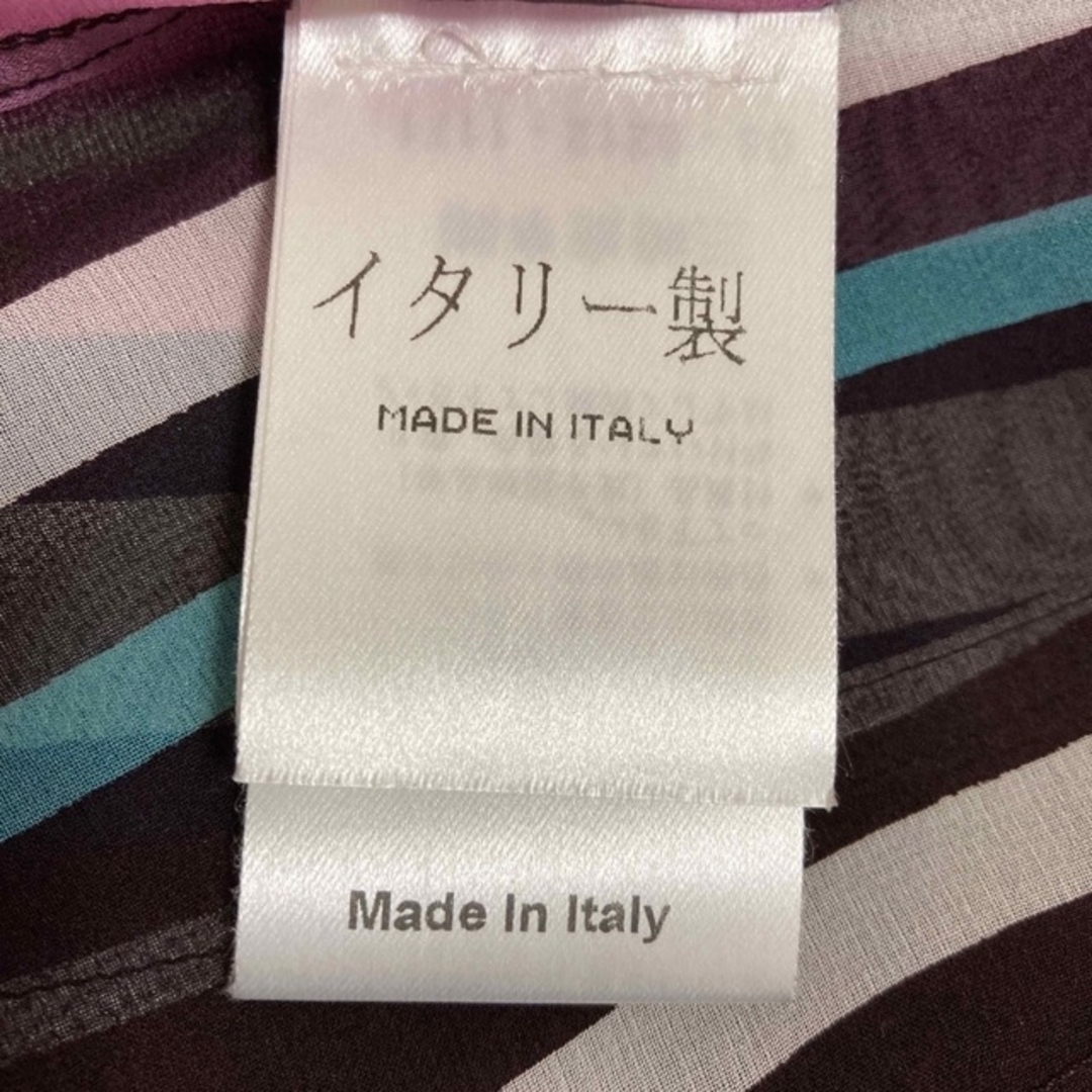 未使用　イタリア製　シルク100%