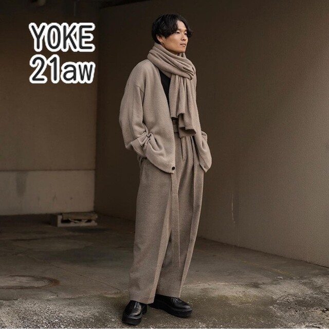 YOKE 21aw attic 別注 カシミヤ カーディガン ニット steinメンズ