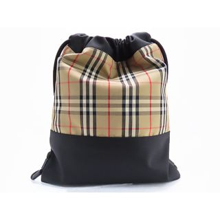 BURBERRY - 新古品 バーバリー スカウト ヴィンテージチェック 巾着型