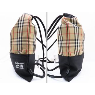 BURBERRY - 新古品 バーバリー スカウト ヴィンテージチェック 巾着型