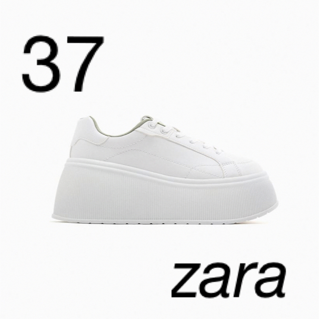 ZARA プラットフォームスニーカー　37 | フリマアプリ ラクマ