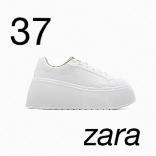 ザラ(ZARA)のZARA プラットフォームスニーカー　37(スニーカー)