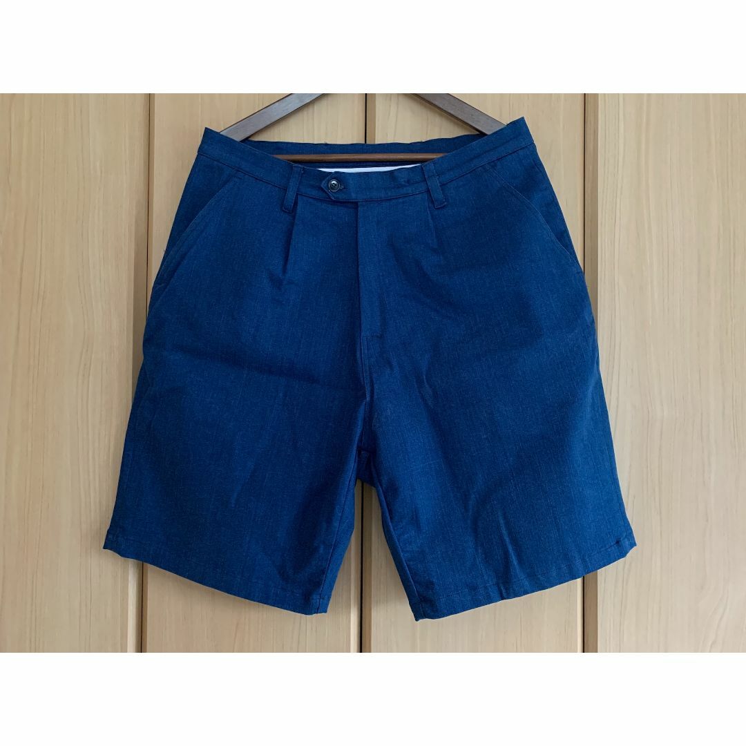 Bshop(ビショップ)のCAMO カーモ 1Tuck Denim SHOrtsワンタック デニムショーツ メンズのパンツ(ショートパンツ)の商品写真