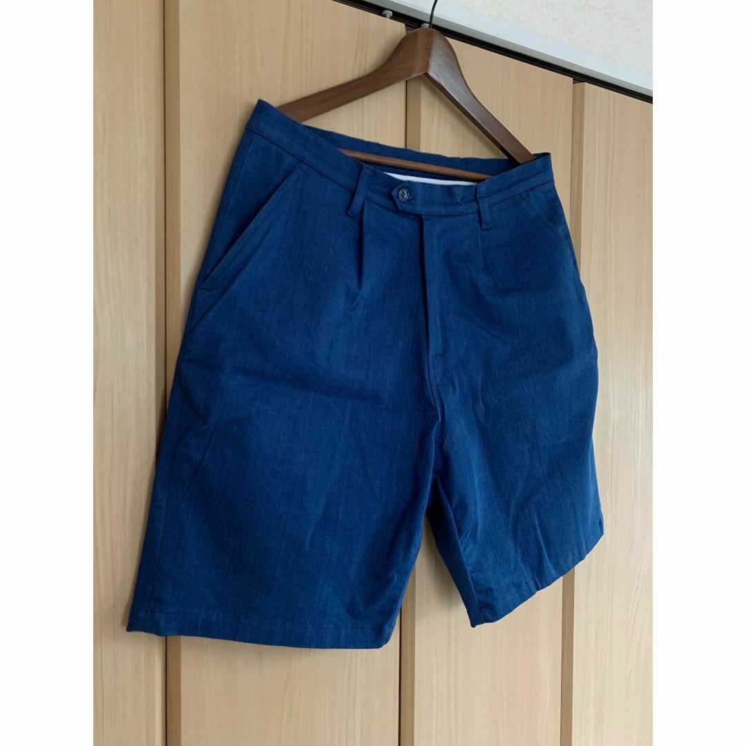 Bshop(ビショップ)のCAMO カーモ 1Tuck Denim SHOrtsワンタック デニムショーツ メンズのパンツ(ショートパンツ)の商品写真