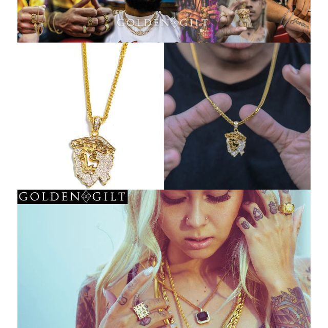 ブランドGHOSTGHOST  JESUS PIECE NECKLESS GOLD 新品未使用品