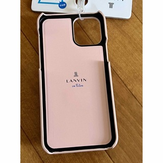 ランバン(LANVIN)のiPhone 12 用 LANVINケース／Ribbon Soft Pink(iPhoneケース)