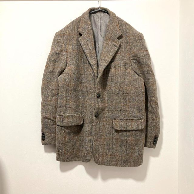 Harris Tweed ハリスツイード テーラードジャケット チェック柄