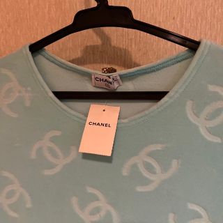 新品タグ付き CHANEL 96P ヴィンテージ ベロアワンピース ココ