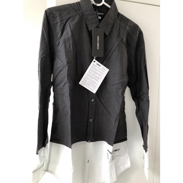 DOLCE&GABBANA - DOLCE&GABBANA シャツ 新品 タグ付き バイカラーの