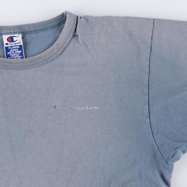 90年代 チャンピオン Champion AUTHENTIC ATHLETIC APPAREL ワンポイントロゴTシャツ USA製 メンズM ヴィンテージ /eaa317766