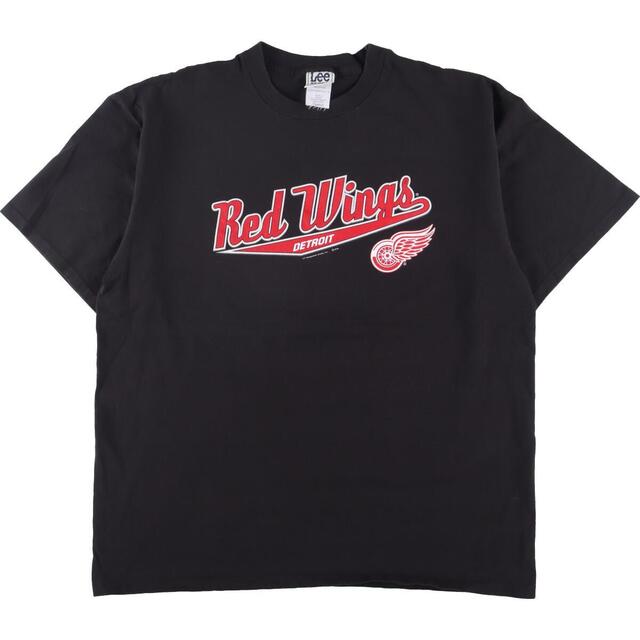 90年代 リー Lee SPORT NHL DETROIT RED WINGS デトロイトレッドウイングス スポーツTシャツ メンズXL ヴィンテージ /eaa322646