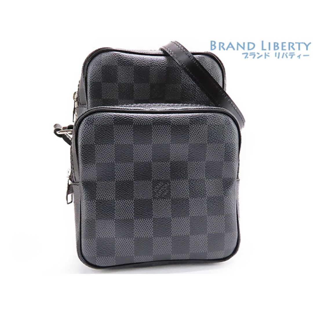 LOUIS VUITTON - 外美品 ルイヴィトン ダミエグラフィット レム 斜め