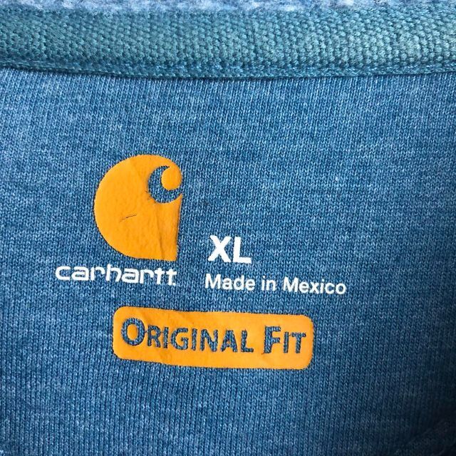 carhartt(カーハート)のパーカー ライトブルー carhartt 裏起毛 スウェット メンズのトップス(パーカー)の商品写真