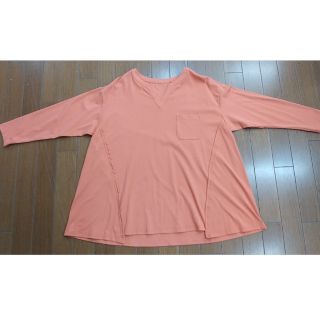 Aラインカットソー40(L)オレンジ(カットソー(半袖/袖なし))