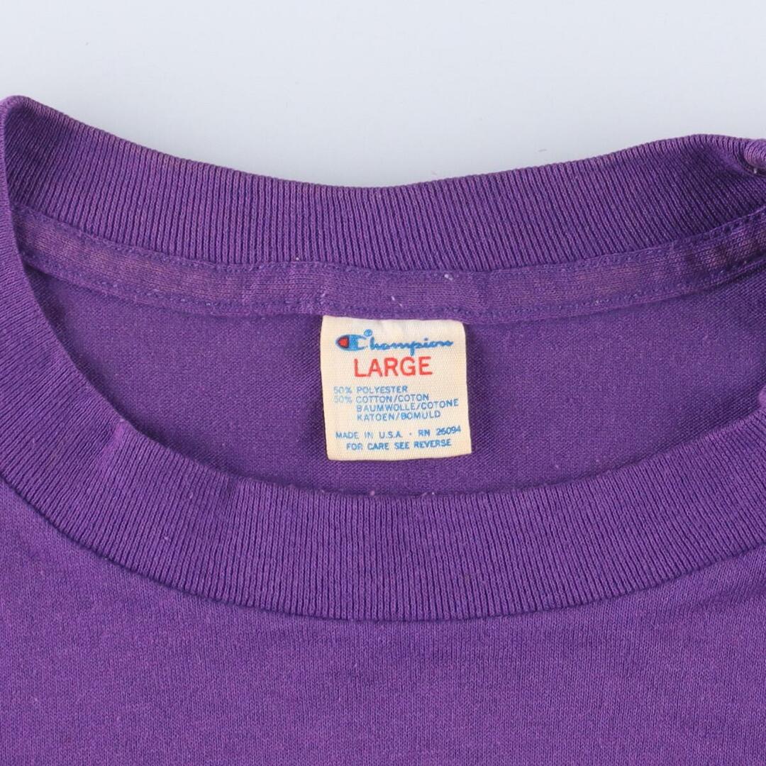 80年代 チャンピオン Champion トリコタグ NFL MINNESOTA VIKINGS ミネソタバイキングス スポーツTシャツ USA製 メンズL ヴィンテージ /eaa329661