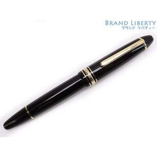 モンブラン(MONTBLANC)の美品 モンブラン マイスターシュテュック ル グラン 146 万年筆 なで肩 ヴィンテージ ブラック ゴールド金具 14C AU585 13662(ペン/マーカー)