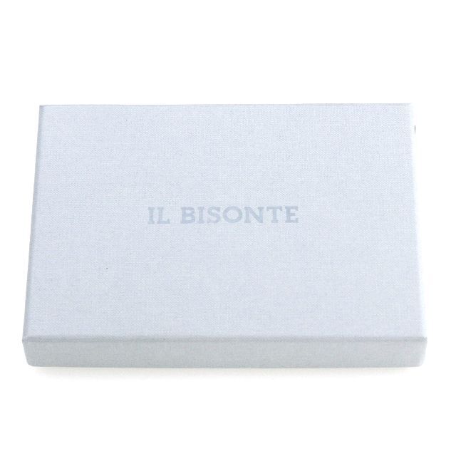 IL BISONTE(イルビゾンテ)のイルビゾンテ コインケース フラグメントケース ブラウン カード 小銭 レザー メンズのファッション小物(コインケース/小銭入れ)の商品写真