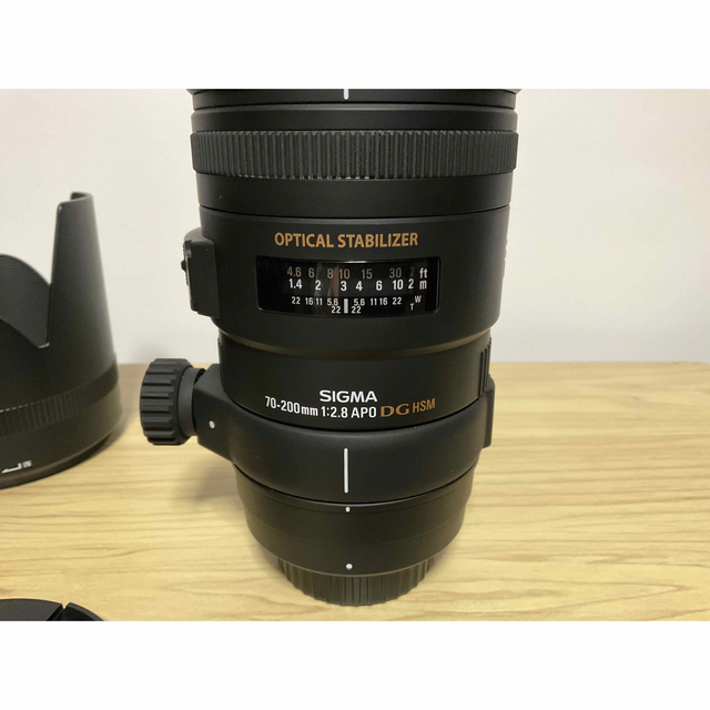 SIGMA(シグマ)のシグマ 70-200mm f2.8 ズームレンズ スマホ/家電/カメラのカメラ(レンズ(ズーム))の商品写真