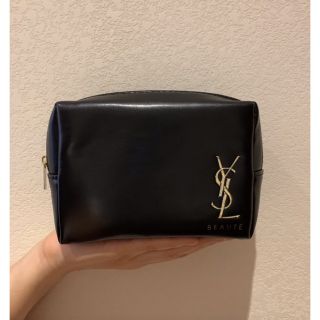 イヴサンローランボーテ(Yves Saint Laurent Beaute)の新品未使用　本物 イヴサンローラン　YSL  ポーチ　ブラック(ポーチ)