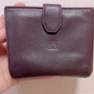 ロエベ(LOEWE)のLOEWE ロエベ アナグラムモチーフ 二つ折り財布 ラムスキン メンズ (財布)