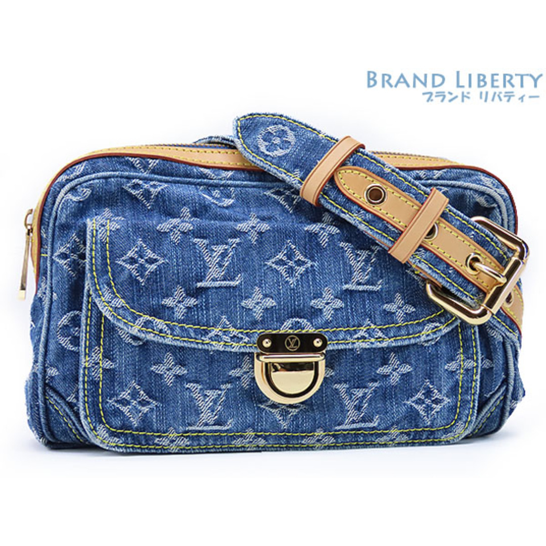 LOUIS VUITTON - 美品 ルイヴィトン モノグラムデニム バム バッグ