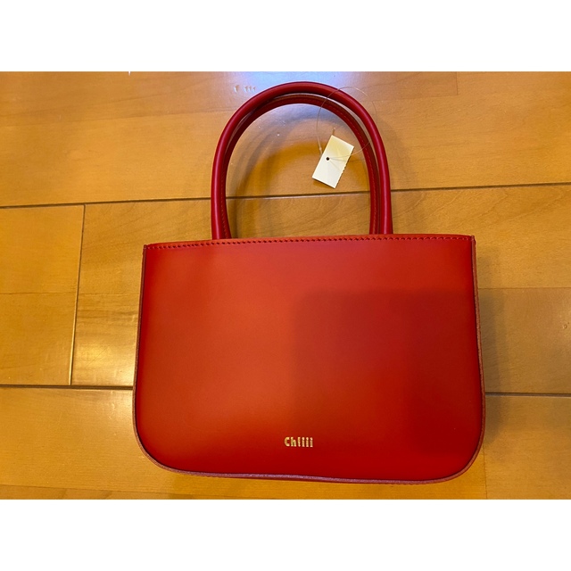 新品未使用 ch!iii チーバッグ　Small Tote  red 赤