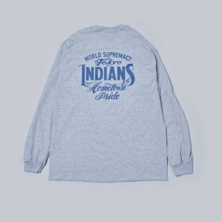 ダブルタップス(W)taps)のTokyo Indians 東京インディアンズ 02  Gray  XL(Tシャツ/カットソー(七分/長袖))