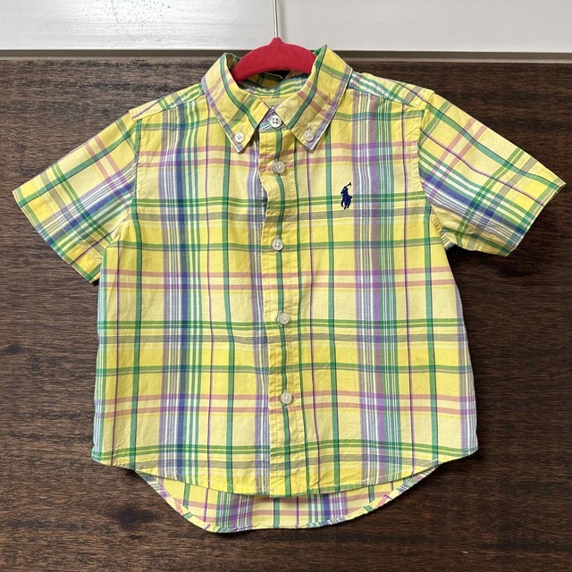 Ralph Lauren(ラルフローレン)のRalph Lauren　80-90cm　半袖チェックシャツ　ラルフローレン キッズ/ベビー/マタニティのベビー服(~85cm)(シャツ/カットソー)の商品写真